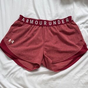 Under Armour Women's Red Athletic Shorts